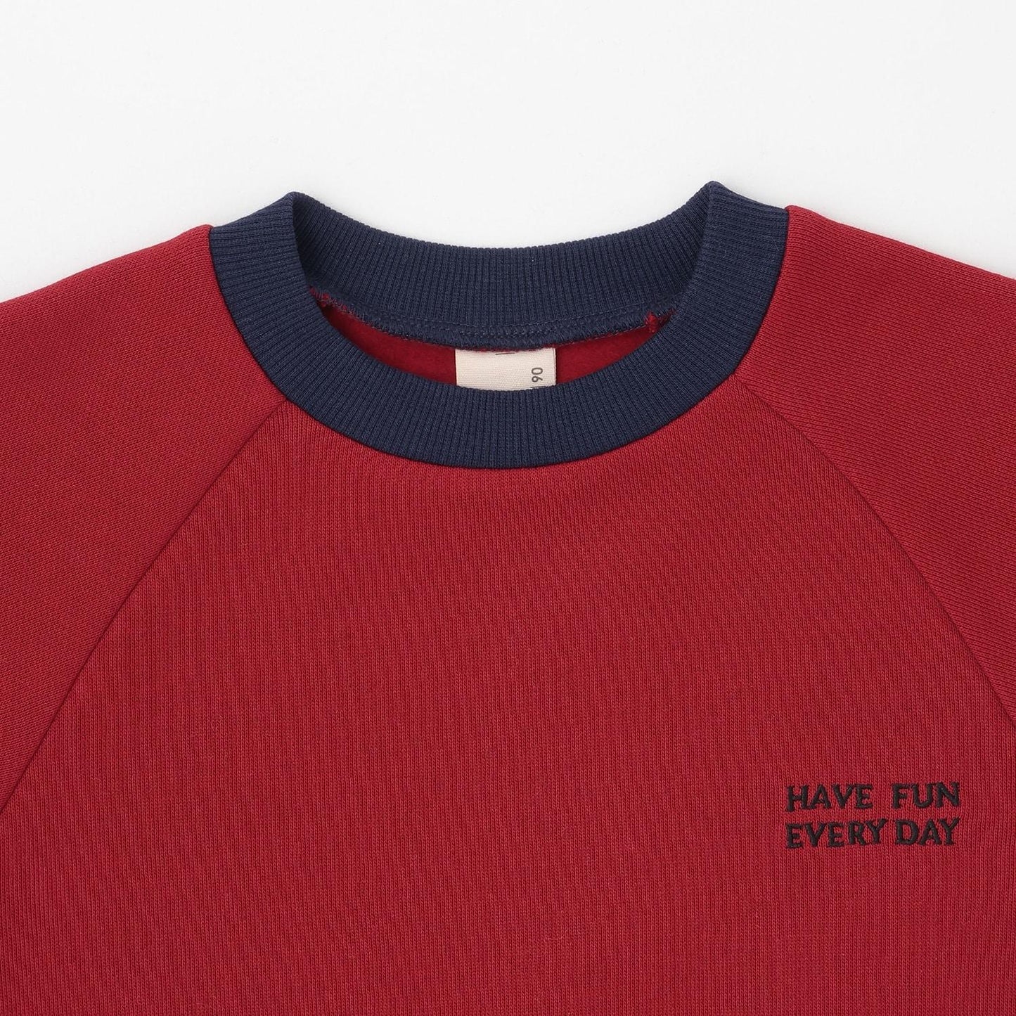 【GOODPRICE】加絨拼色領口衛衣