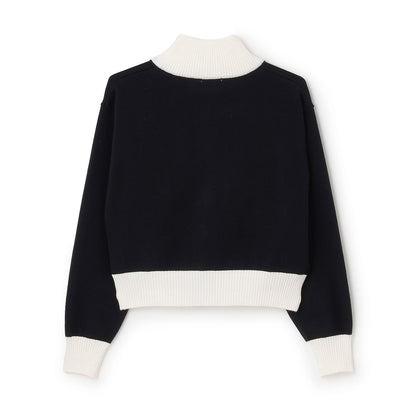 【trois lapins】雙拉鍊針織開衫