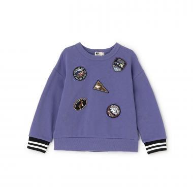 徽章裝飾加絨衛衣【吸溼發熱】