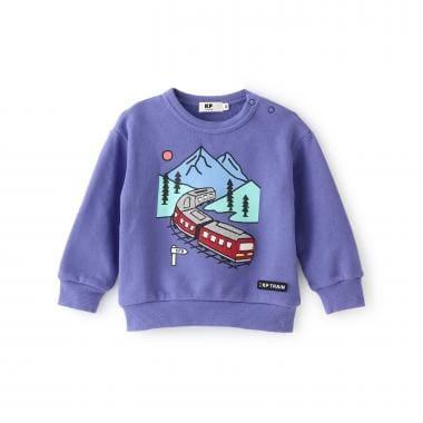 電車毛圈刺繡衛衣【吸溼發熱】