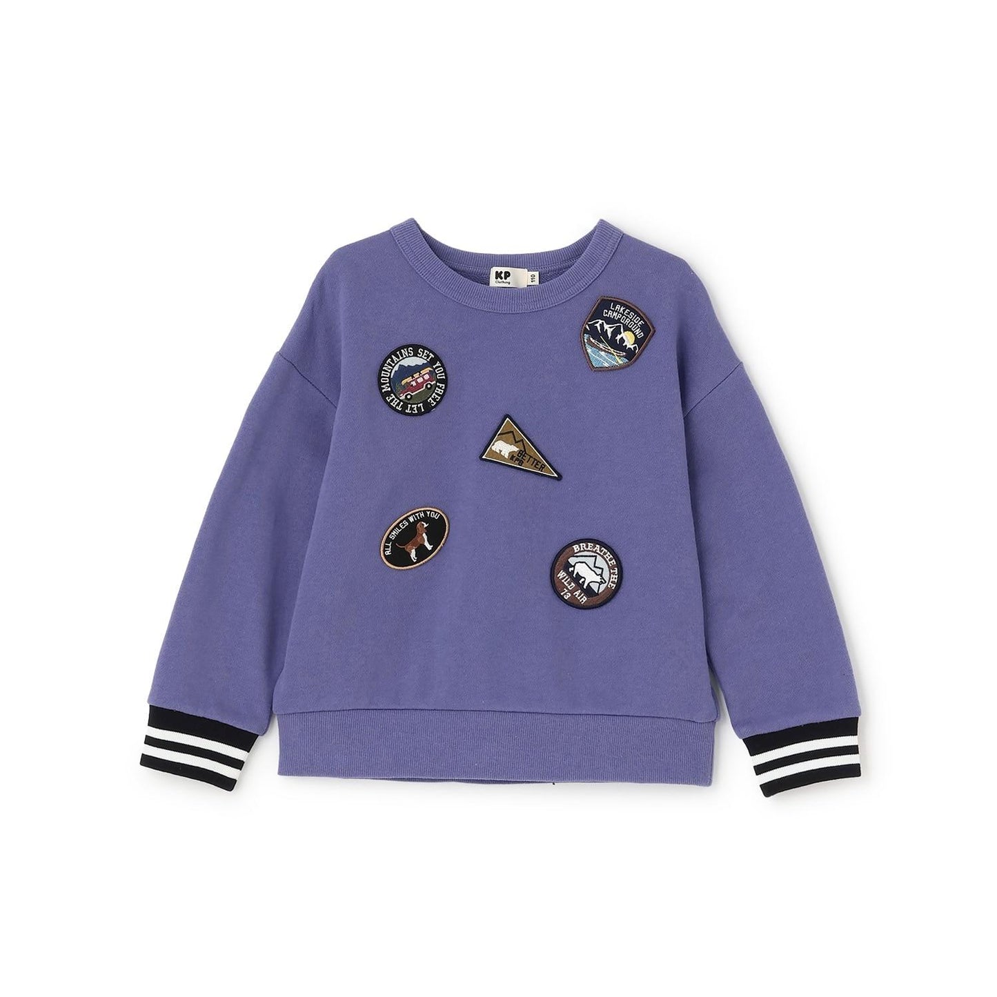 徽章裝飾加絨衛衣【吸溼發熱】