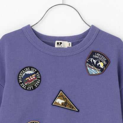 徽章裝飾加絨衛衣【吸溼發熱】