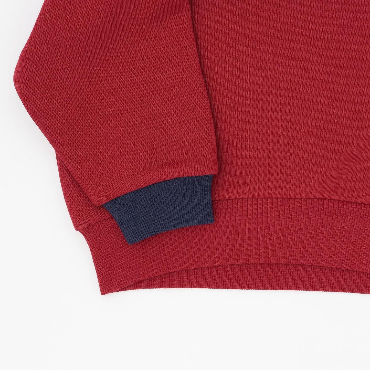 【GOODPRICE】加絨拼色領口衛衣