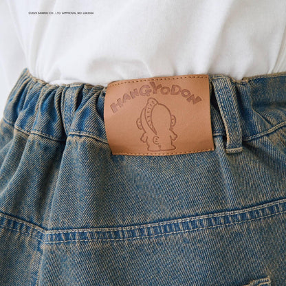 【三麗鷗角色】牛仔寬腿褲