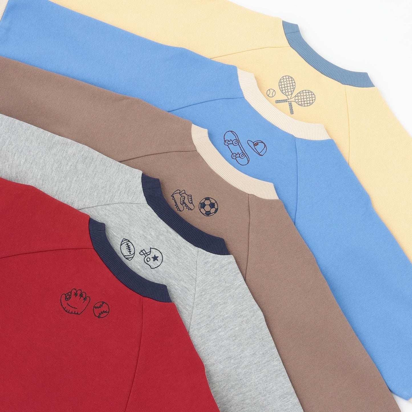 【GOODPRICE】加絨拼色領口衛衣