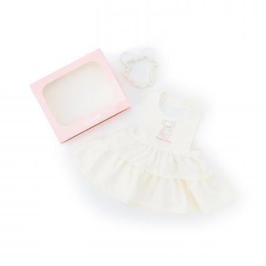 【BOX付】動物貼花圍裙&髮帶套裝