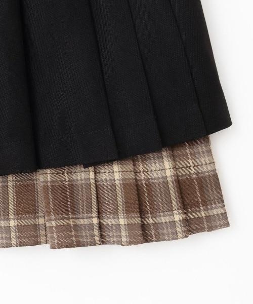 雙腰帶百褶裙【韓國時尚】