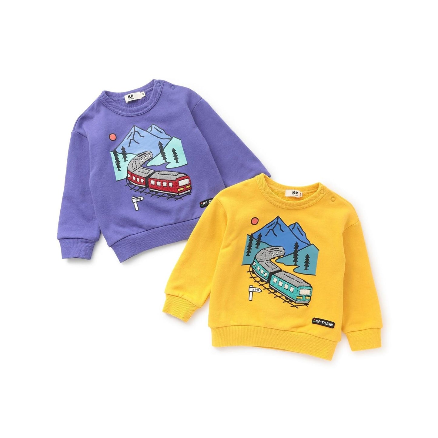 電車毛圈刺繡衛衣【吸溼發熱】