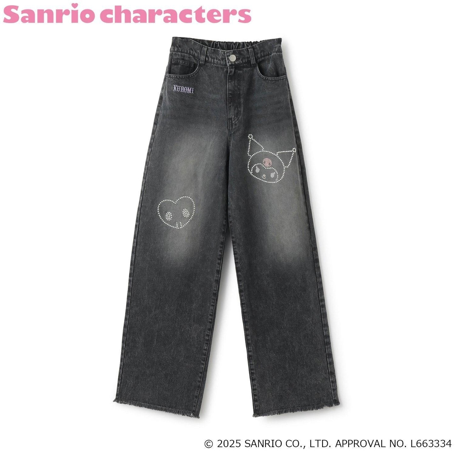 【三麗鷗角色】牛仔寬腿褲