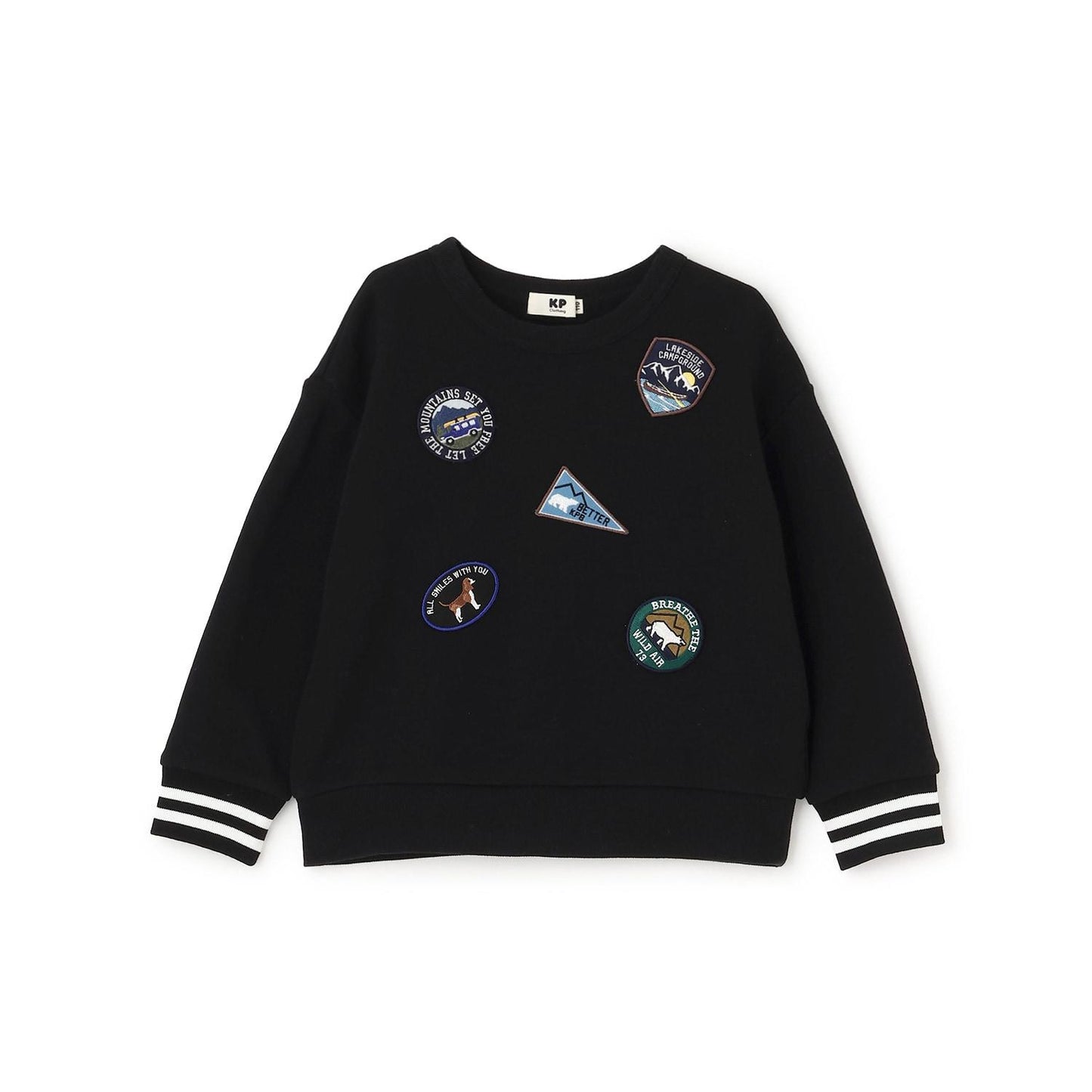 徽章裝飾加絨衛衣【吸溼發熱】