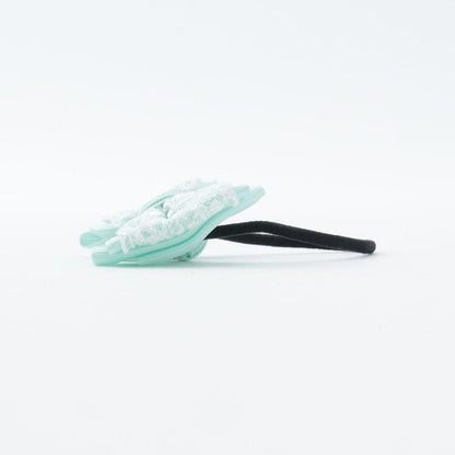 蝴蝶結蕾絲髮圈2個裝