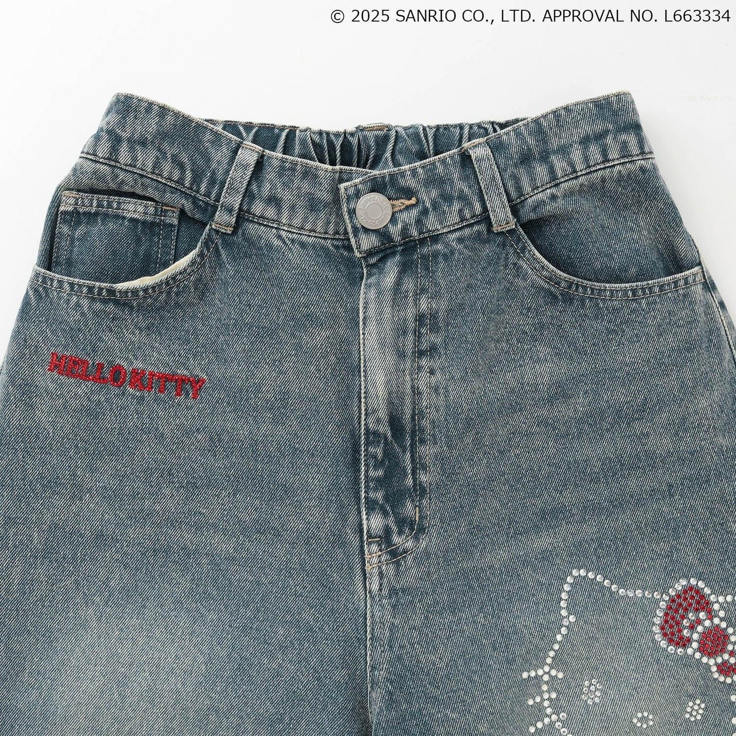 【三麗鷗角色】牛仔寬腿褲