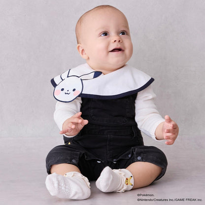 【モンポケ】圖案揹帶褲