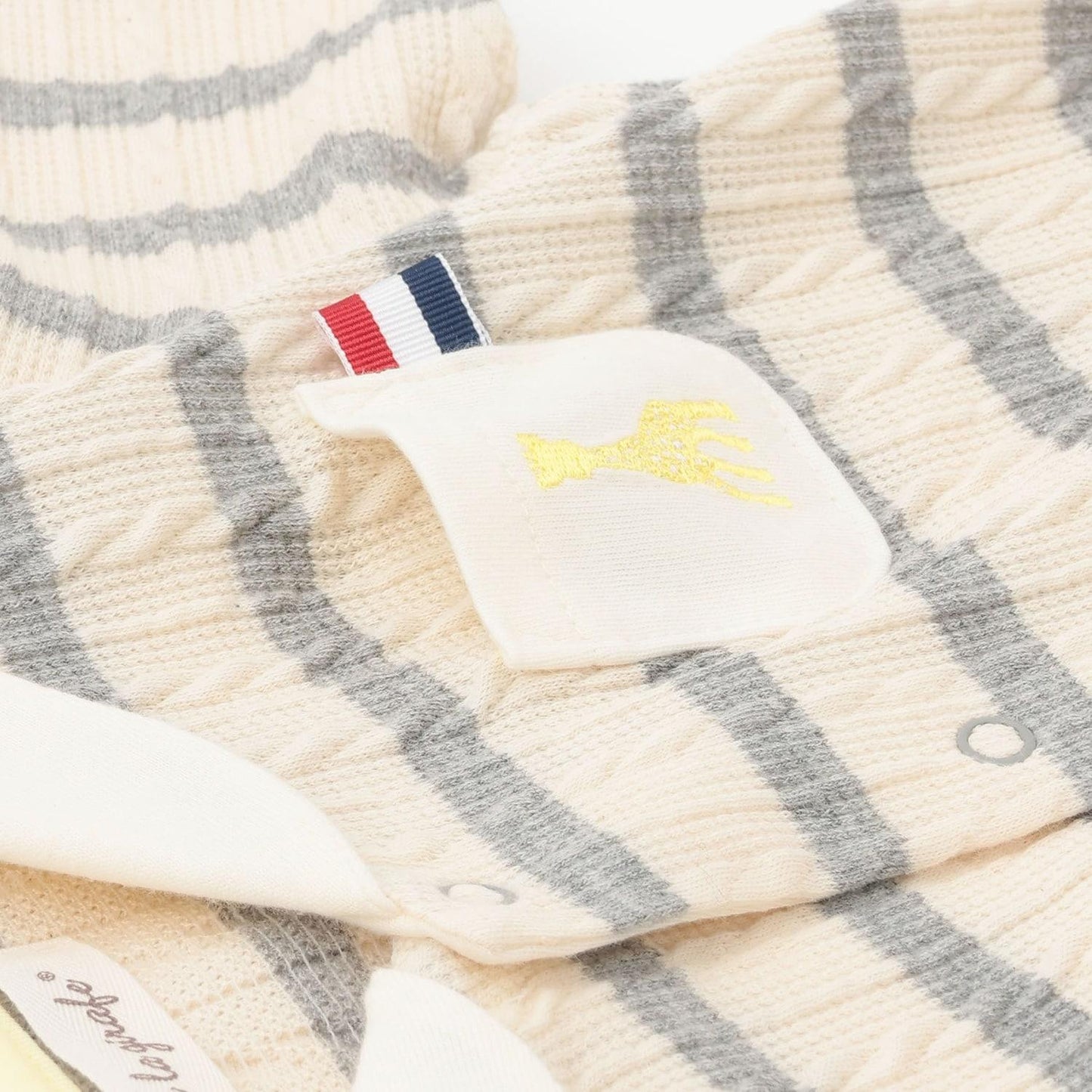 提花條紋水手連體衣