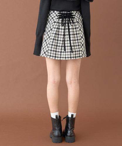 繫帶蕾絲裙【韓國時尚】