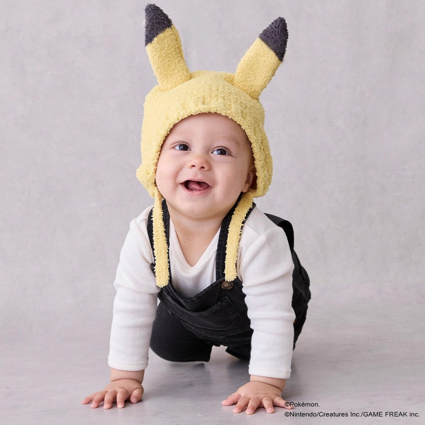 【モンポケ】圖案揹帶褲