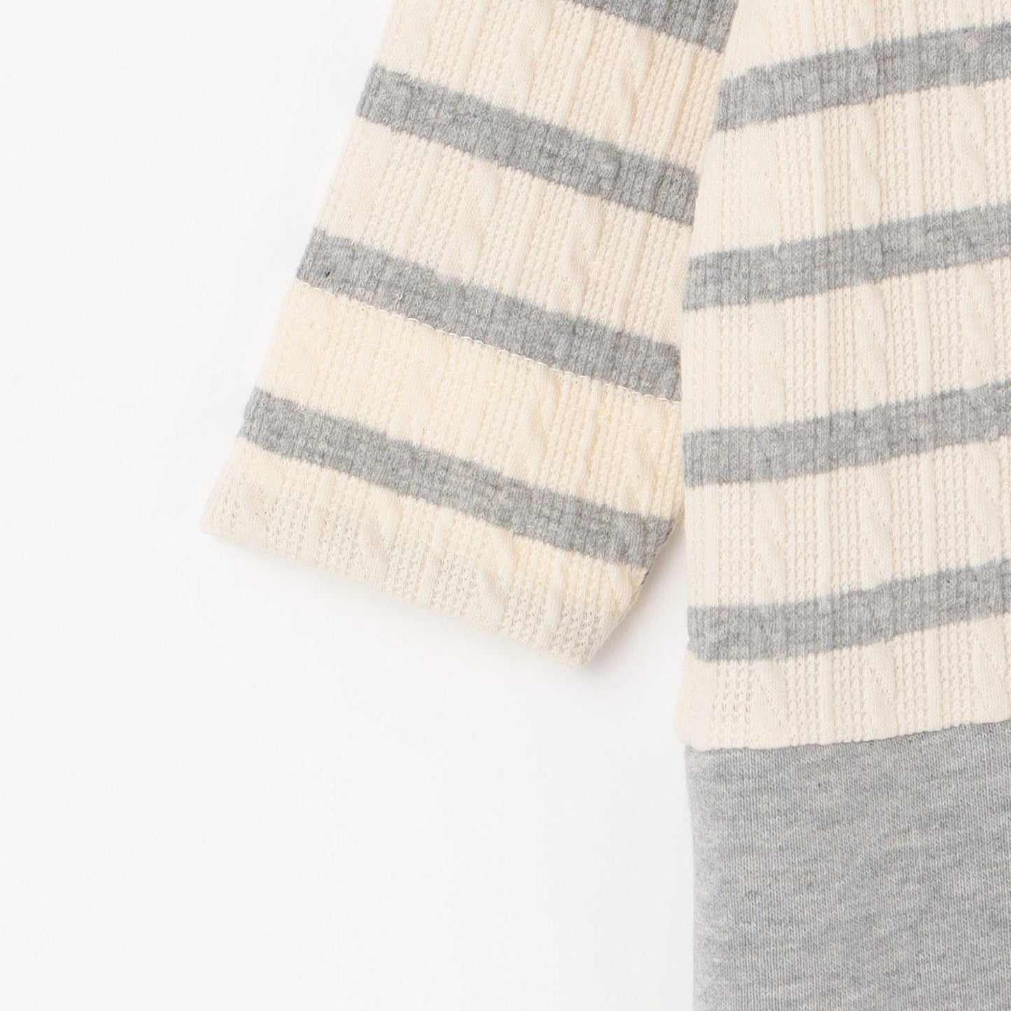 提花條紋水手連體衣