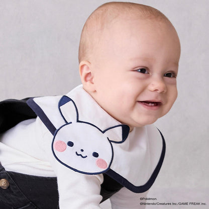 【モンポケ】圖案嬰兒圍兜