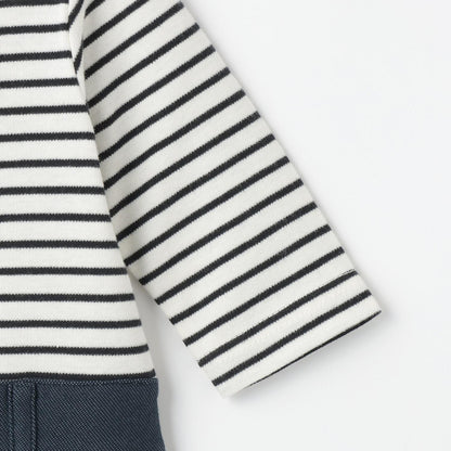 【モンポケ】水手連體衣