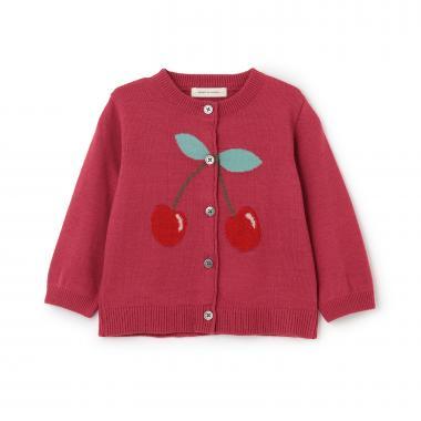 櫻桃針織開衫