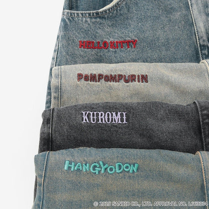 【三麗鷗角色】牛仔寬腿褲