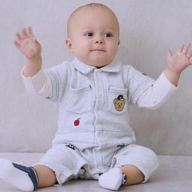 全刺繡帶領連體衣