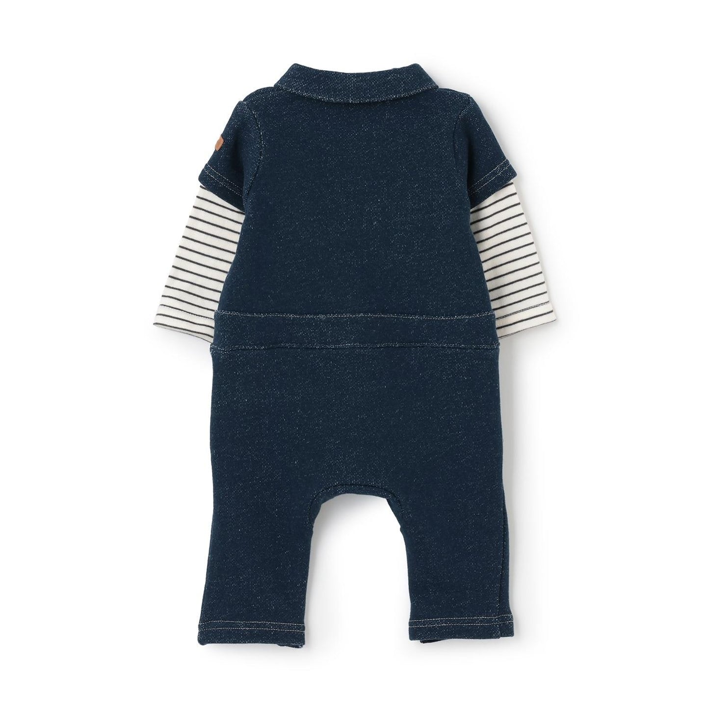 全刺繡帶領連體衣