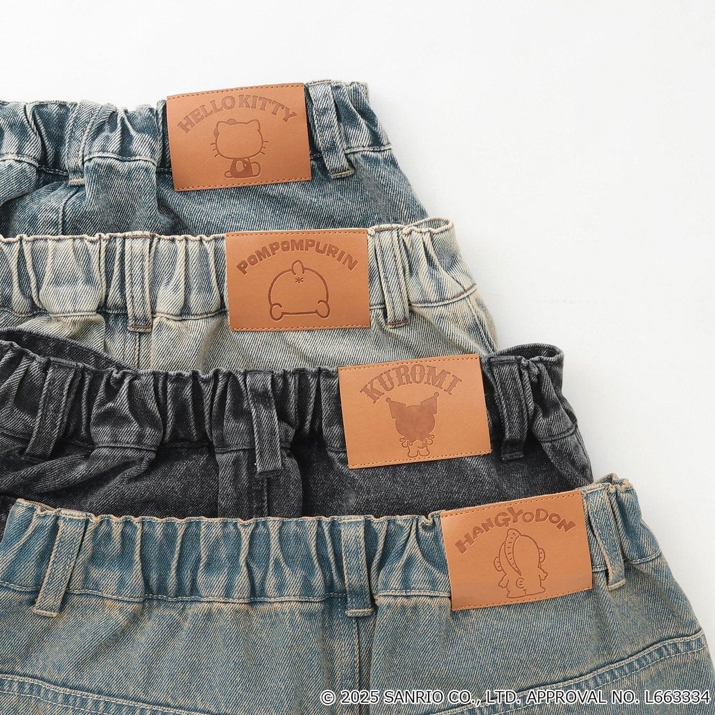 【三麗鷗角色】牛仔寬腿褲