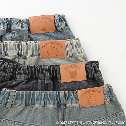 【三麗鷗角色】牛仔寬腿褲