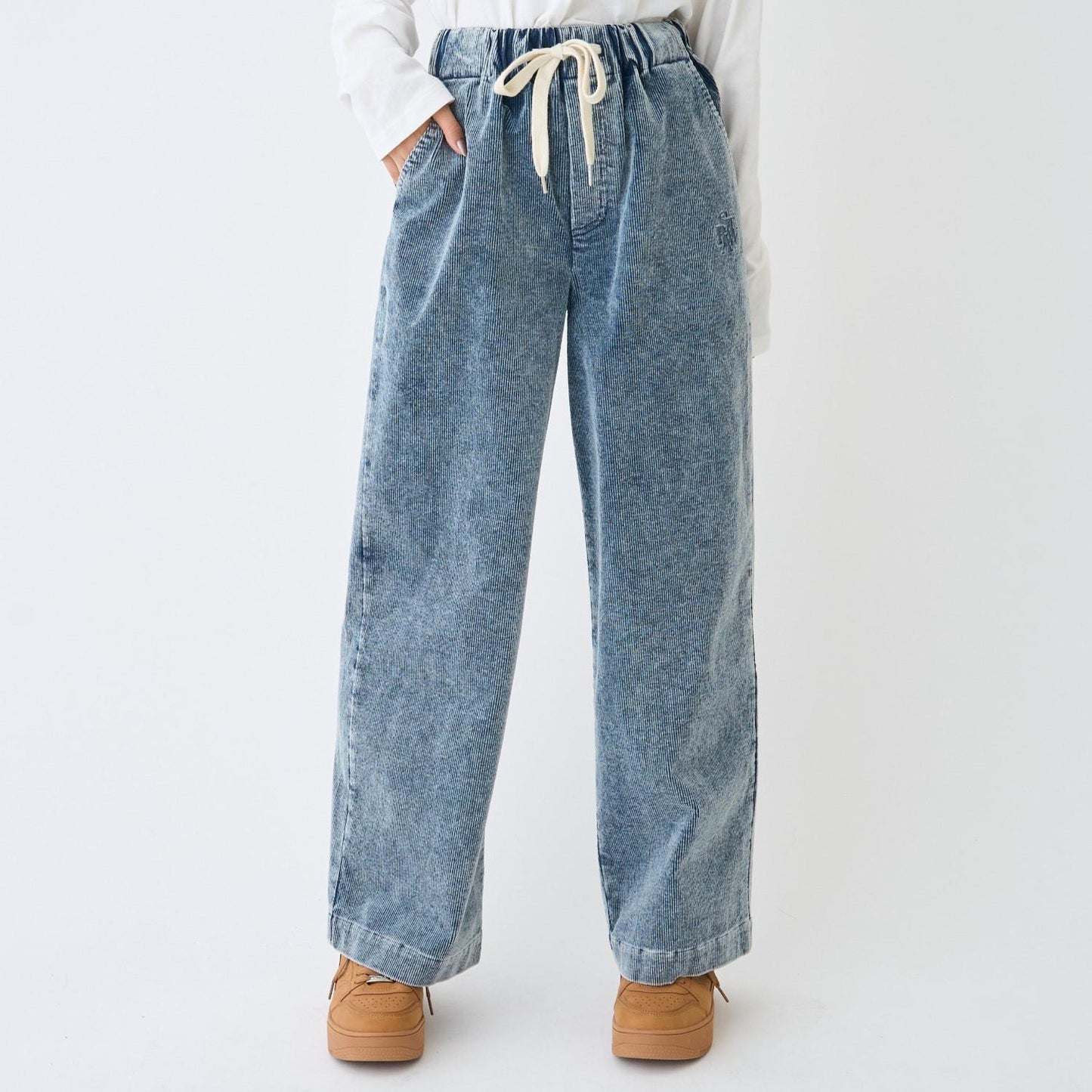 易搭燈芯絨長褲