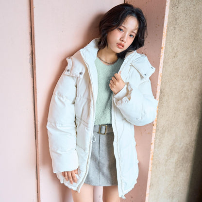 可拆卸袖長款夾克