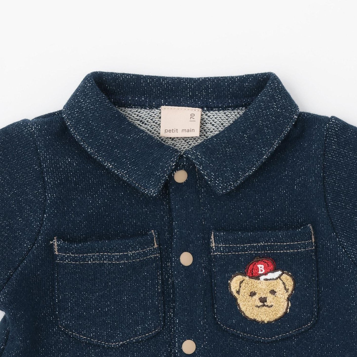 全刺繡帶領連體衣