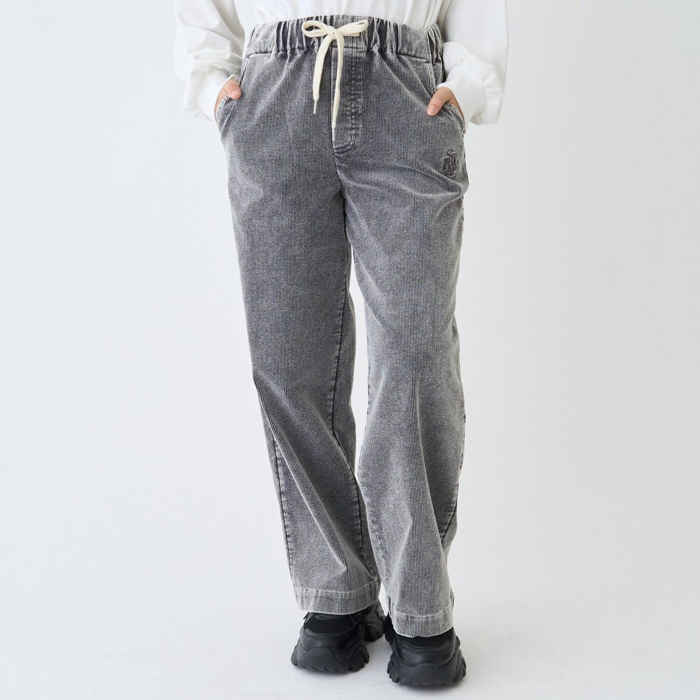 易搭燈芯絨長褲