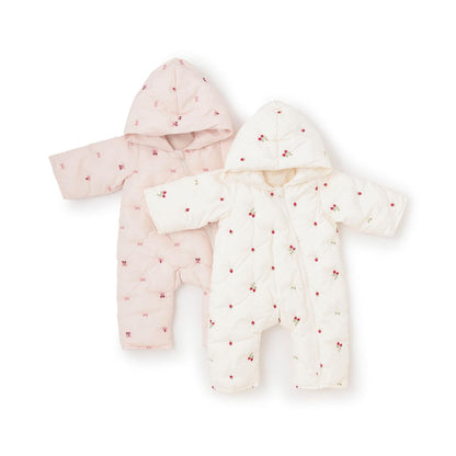 【GIRLS】圖案絎縫連體衣