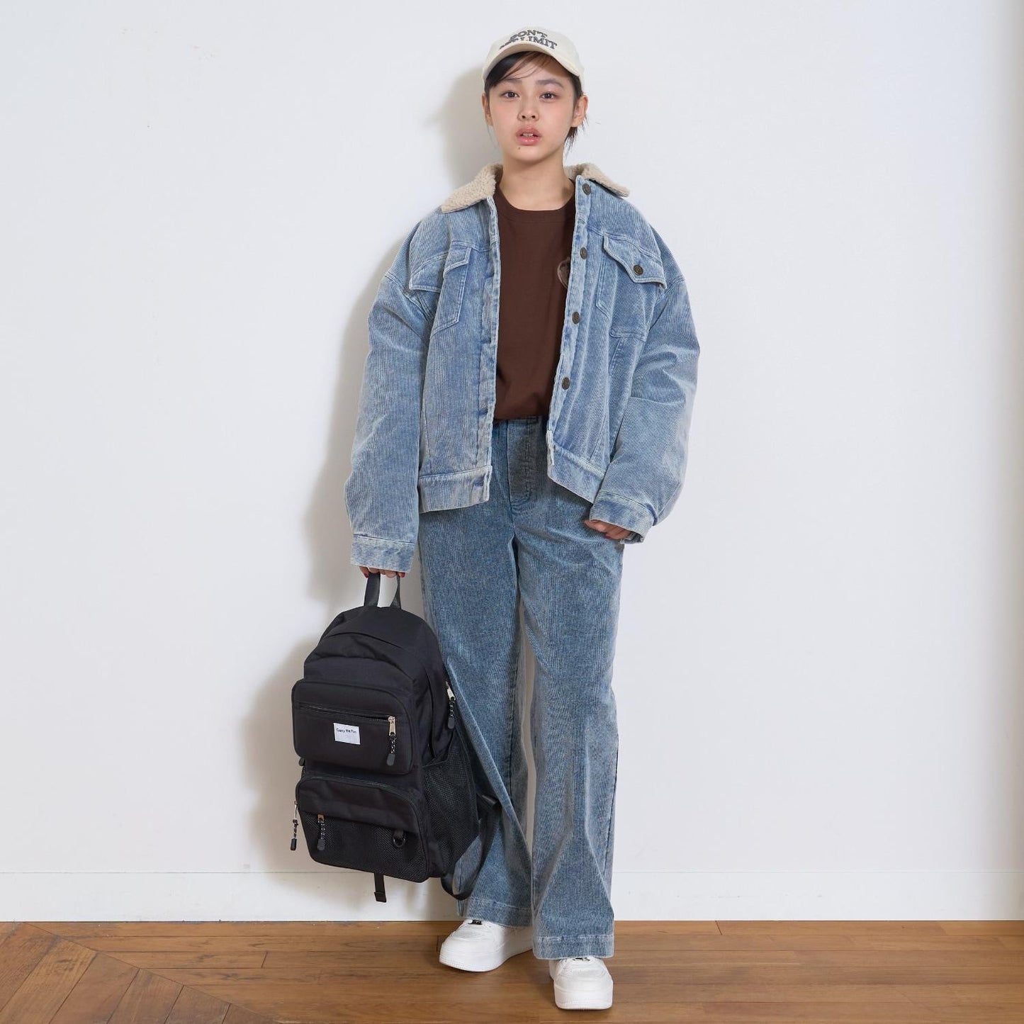 易搭燈芯絨長褲