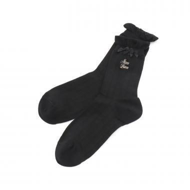 荷葉邊蝴蝶結襪