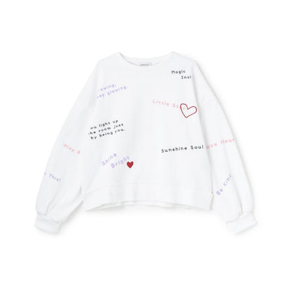 【棉100%】再生棉飛針刺繡衛衣