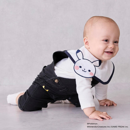 【モンポケ】圖案揹帶褲