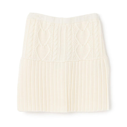 麻花編織針織半身裙【可水洗】