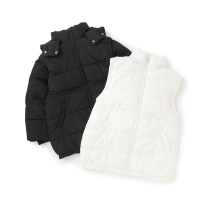 可拆卸袖長款夾克