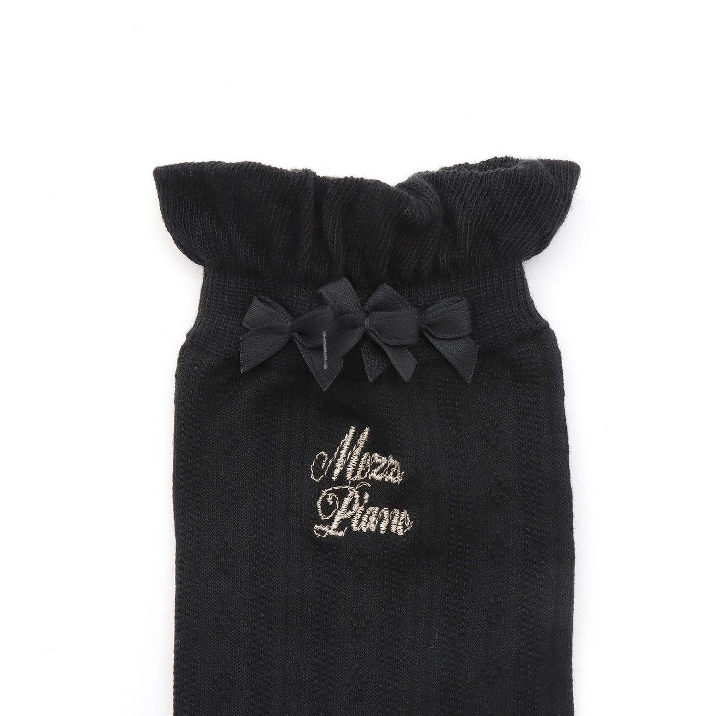 荷葉邊蝴蝶結襪