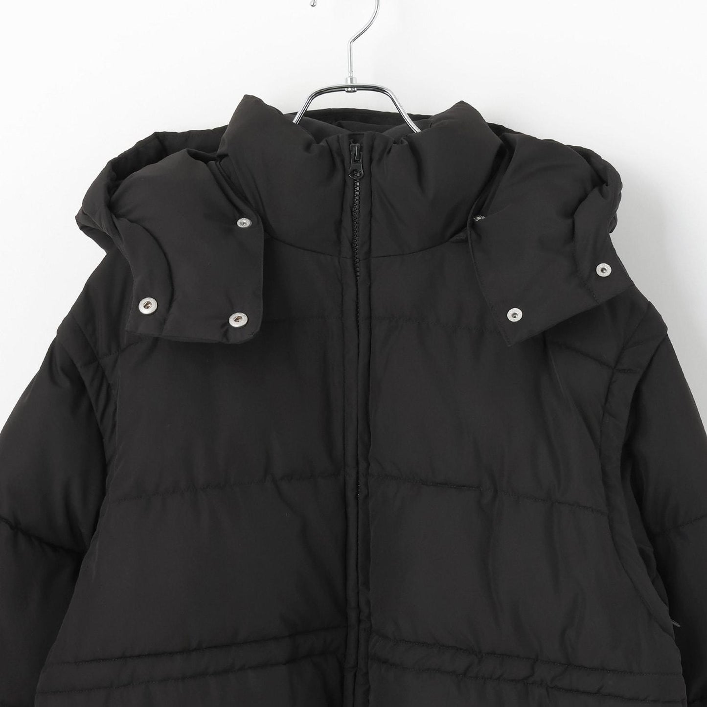 可拆卸袖長款夾克