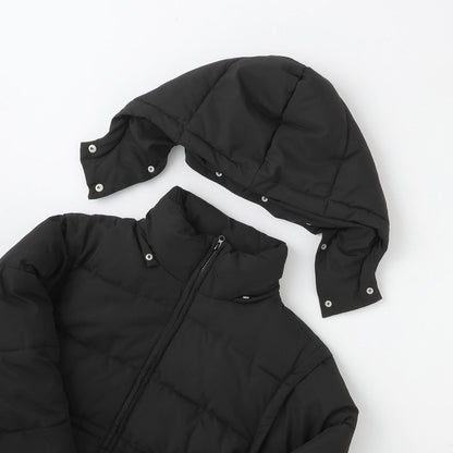 可拆卸袖長款夾克