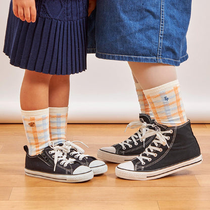 格子襪（小熊）