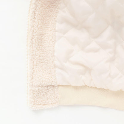 【trois lapins】羊羔絨內襯絎縫夾克