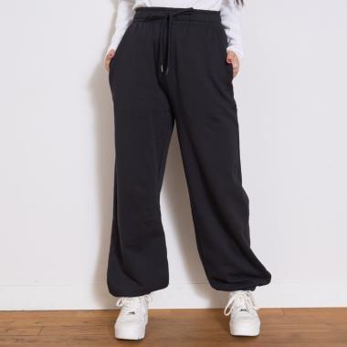 【加絨內裡】純棉100%衛褲束腳褲