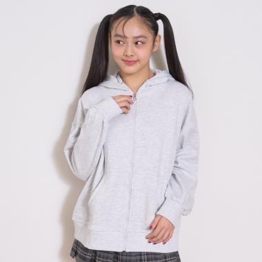 【加絨內裡】純棉拉鍊連帽衛衣