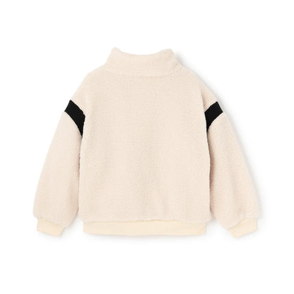 【trois lapins】羊羔絨內襯絎縫夾克