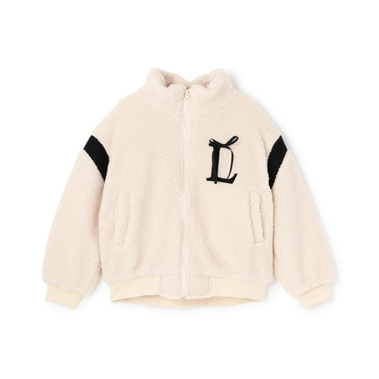 【trois lapins】羊羔絨內襯絎縫夾克