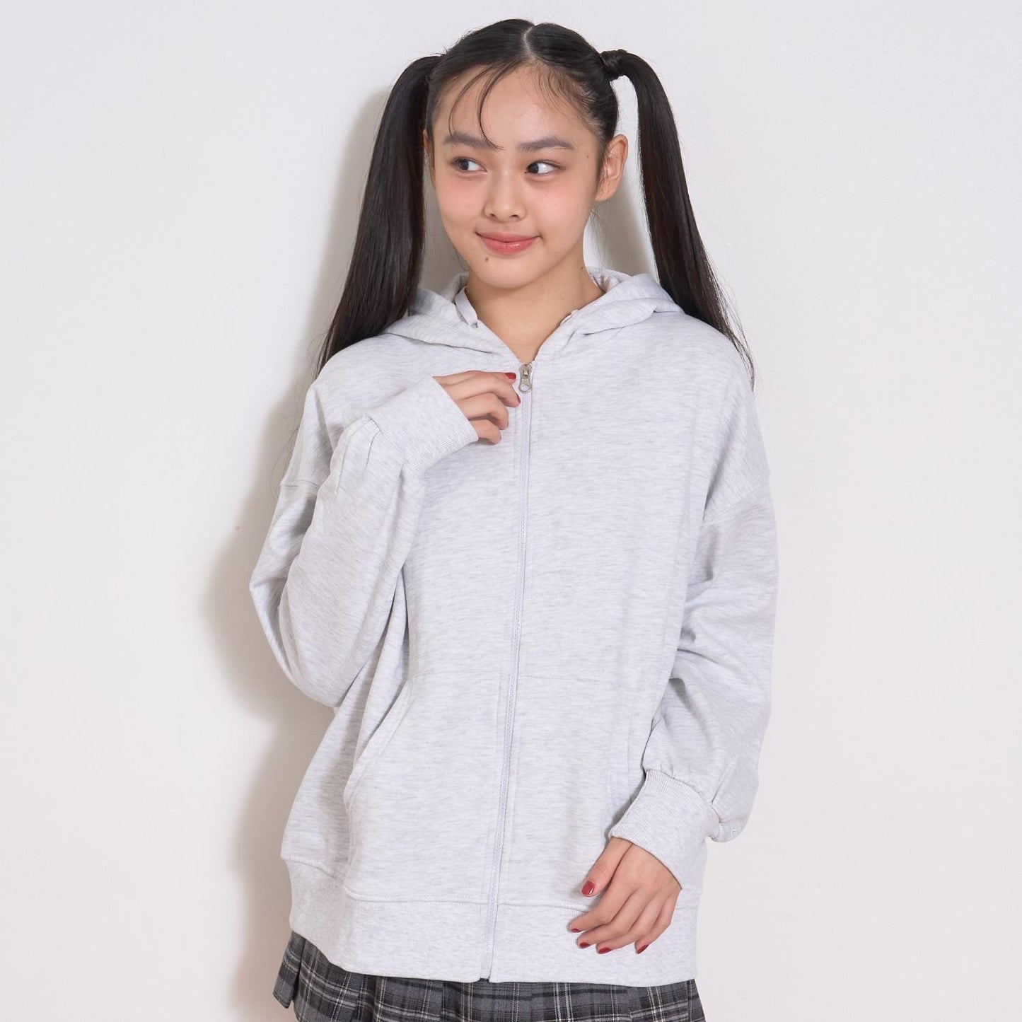 【加絨內裡】純棉拉鍊連帽衛衣